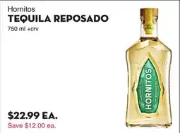 Bristol Farms Hornitos TEQUILA REPOSADO offer