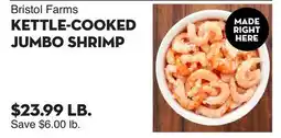 Bristol Farms Bristol Farms KETTLE-COOKED JUMBO SHRIMP offer