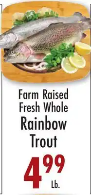 Garden Fresh Market Farm Raised Fresh Whole Rainbow Trout offer