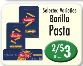 Garden Fresh Market Selected Varieties Barilla Pasta offer