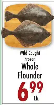 Garden Fresh Market Wild Caught Frozen Whole Flounder offer