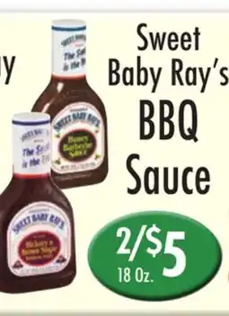 Garden Fresh Market Sweet Baby Ray's BBQ Sauce offer