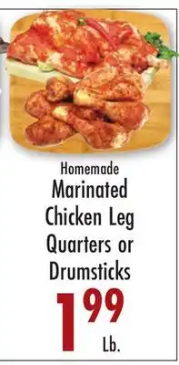 Garden Fresh Market Homemade Marinated Chicken Leg Quarters or Drumsticks offer