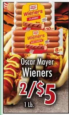 Garden Fresh Market Oscar Mayer Wieners offer