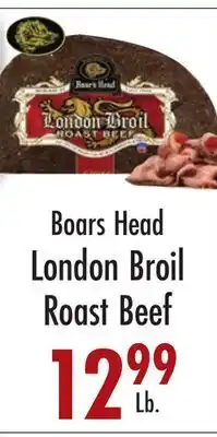 Garden Fresh Market Boars Head London Broil Roast Beef offer