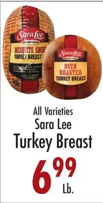 Garden Fresh Market All Varieties Sara Lee Turkey Breast offer