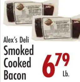 Garden Fresh Market Alex's Deli Smoked Cooked Bacon offer