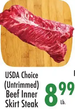 Garden Fresh Market USDA Choice (Untrimmed) Beef Inner Skirt Steak offer