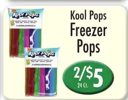 Garden Fresh Market Kool Pops Freezer Pops offer