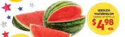 La Chiquita Food Market SEEDLESS WATERMELON offer