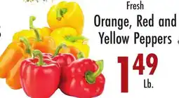 Garden Fresh Market Fresh Orange, Red and Yellow Peppers offer