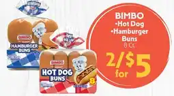 La Chiquita Food Market BIMBO Hot Dog Hamburger Buns offer