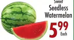 Garden Fresh Market Sweet Seedless Watermelon offer