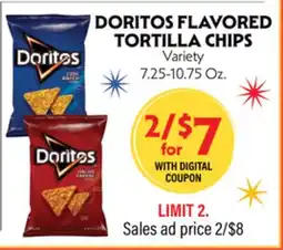 La Chiquita Food Market DORITOS FLAVORED TORTILLA CHIPS offer