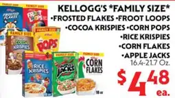 La Chiquita Food Market KELLOGG'S *FAMILY SIZE offer