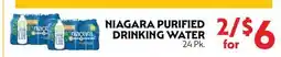 La Chiquita Food Market NIAGARA PURIFIED DRINKING WATER offer