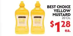 La Chiquita Food Market BEST CHOICE YELLOW MUSTARD offer