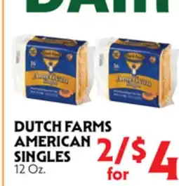 La Chiquita Food Market DUTCH FARMS AMERICAN SINGLES offer