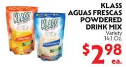 La Chiquita Food Market KLASS AGUAS FRESCAS POWDERED DRINK MIX offer