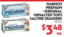 La Chiquita Food Market NABISCO PREMIUM •ORIGINAL • UNSALTED TOPS SALTINE CRACKERS offer