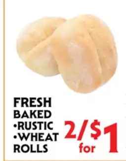 La Chiquita Food Market FRESH BAKED •RUSTIC •WHEAT ROLLS offer