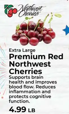 Sunset Foods Extra Large Premium Red Northwest Cherries offer