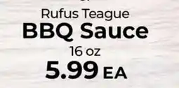 Sunset Foods Rufus Teague BBQ Sauce offer