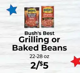 Sunset Foods Bush's Best Grilling or Baked Beans offer