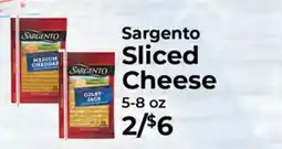 Sunset Foods Sargento Sliced Cheese offer