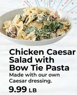 Sunset Foods Chicken Caesar Salad with Bow Tie Pasta offer