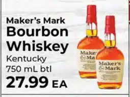 Sunset Foods Maker's Mark Bourbon Whiskey offer