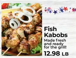 Sunset Foods Fish Kabobs offer