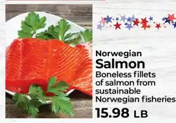 Sunset Foods Norwegian Salmon offer