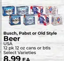 Sunset Foods Busch, Pabst or Old Style Beer offer
