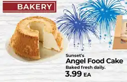 Sunset Foods Sunset's Angel Food Cake offer