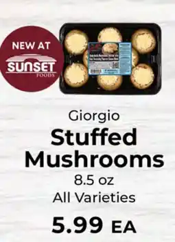 Sunset Foods Giorgio Stuffed Mushrooms offer