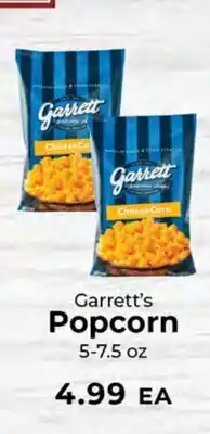 Sunset Foods Garrett's Popcorn offer
