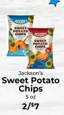 Sunset Foods Jackson's Sweet Potato Chips offer