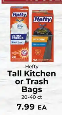 Sunset Foods Hefty Tall Kitchen or Trash Bags offer