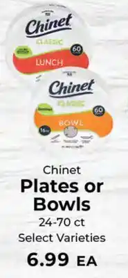 Sunset Foods Chinet Plates or Bowls offer
