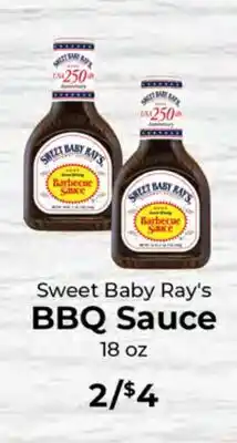 Sunset Foods Sweet Baby Ray's BBQ Sauce offer