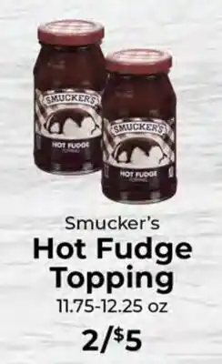 Sunset Foods Smucker's Hot Fudge Topping offer