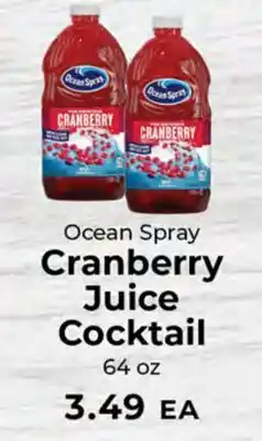 Sunset Foods Ocean Spray Cranberry Juice Cocktail offer
