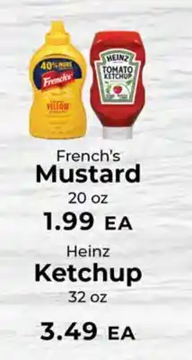 Sunset Foods French's Mustard Heinz Ketchup offer