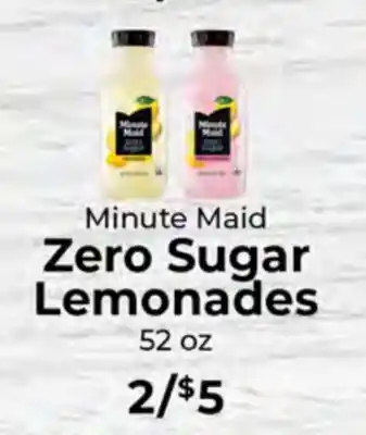 Sunset Foods Minute Maid Zero Sugar Lemonades offer