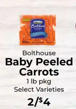 Sunset Foods Bolthouse Baby Peeled Carrots offer