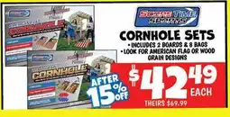 Ollie's SCORE TIME SPORTS CORNHOLE SETS offer