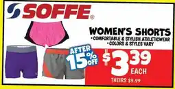 Ollie's SOFFE WOMEN'S SHORTS offer