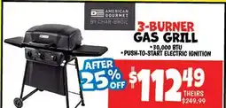 Ollie's AMERICAN GOURMET BY CHAR-BROIL 3-BURNER GAS GRILL offer
