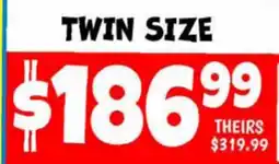 Ollie's MATTRESS TWIN SIZE offer